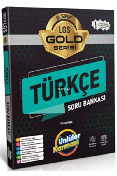 Ünlüler Karması Yayınları Ünlüler Karması 8. Sınıf Gold Türkçe Soru Bankası E...