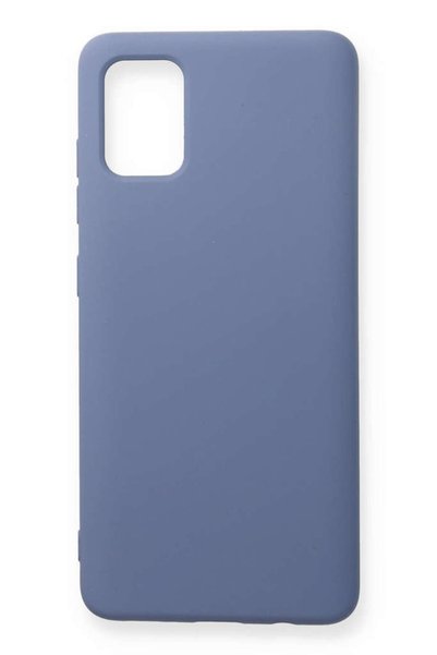 New Face Samsung Galaxy A71 Case Nano Velvet Silicone - Gray 156078