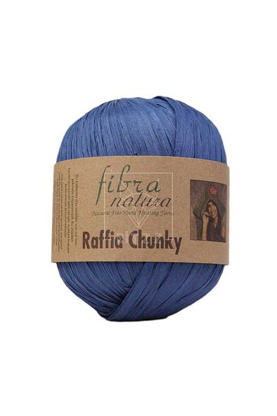 Himalaya Fibra Natura Raffia Chunky 114-13 Μπλε