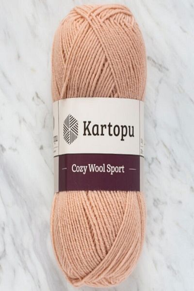 Kartopu Cozy Wool Sport Dark Beige Hand Knitting Thread - K1222
