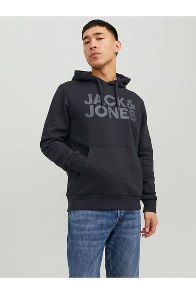 Jack & Jones Hooded Logo Sweatshirt - Corplogo
