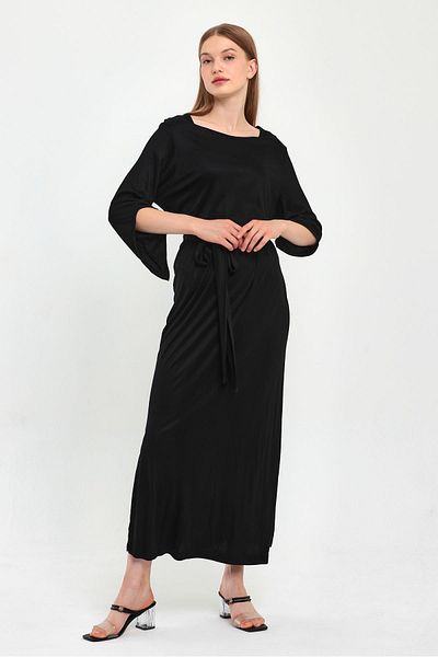ALEXANDERGARDI Rochie cu mâneci lalele în talie (B23-484B)
