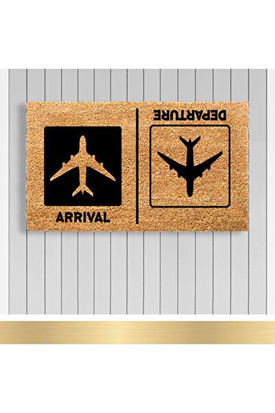 Paspashello , Design Koko Kapı Önü Paspas / PVC Taban / Model; Arrival & Depa...