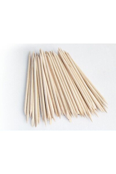 LARİN kozmetik Larinkozmetik Wooden Manicure Cuticle Push Stick 50 Pcs