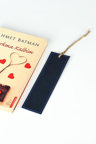 Lost Slope Leather Bookmark - Real Leather & Handmade