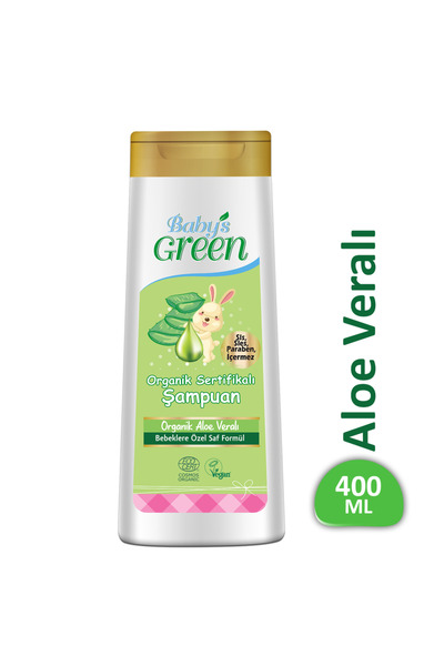 Baby's Green شامبو الأطفال العضوي من بيبي جرين - 400 مل