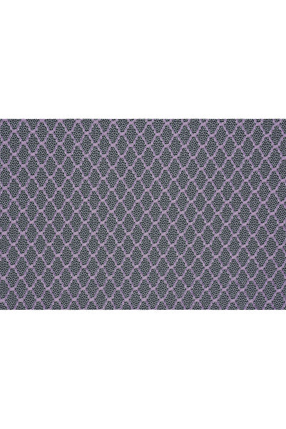 AKÇA TEKSTİL BAKLAVA MODEL PURPLE COLOR SINGLE WING Ready planted Pleated Background Curtain 300*260 cm