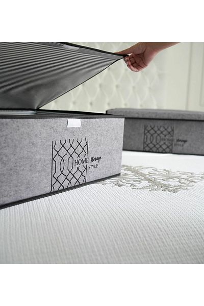 Smyak Alas 50x40x19 Felt Organizer Base Box Storage
