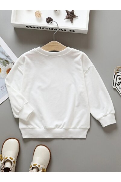 LePold Crew Neck Fries Printed Girls/Boys Sweatsihrt