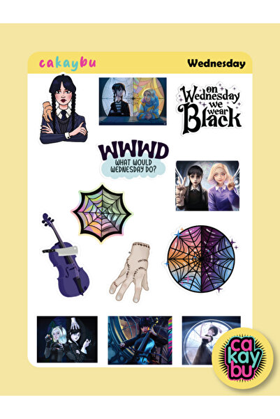 cakaybu Αυτοκόλλητο Τετάρτης Άνταμς