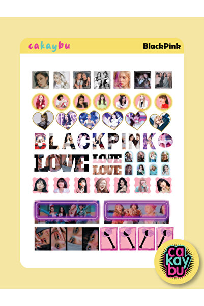 cakaybu Autocolant Black Pink