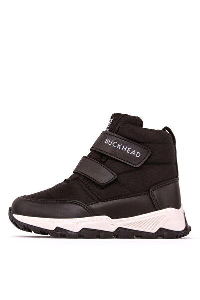 BUCKHEAD Snowshell Black Kids Boots - Buck4183-001