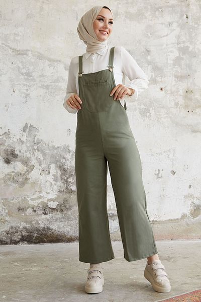 InStyle سالوبيت بأرجل واسعة من رينيا - كاكي
