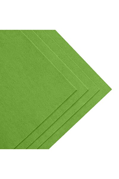 garaccu Yaprak Yeşili Kalın Keçe 3 mm Kalınlığında 50x50 cm Ölçülerinde Hobi ...