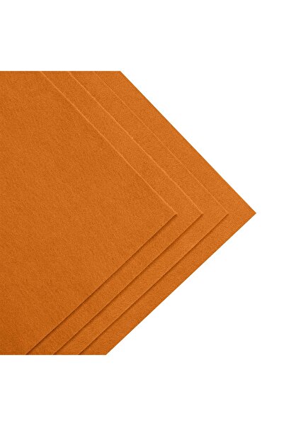 garaccu Turuncu Kalın Keçe 3 mm Kalınlığında 50x50 cm Ölçülerinde Hobi Keçe