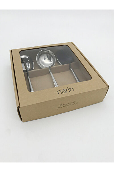 Narin Epsilon Sauce Ladle Colander Spoon Set