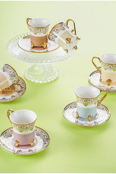 ACAR Ornette 6-Person Coffee Cup Set - 90 ml