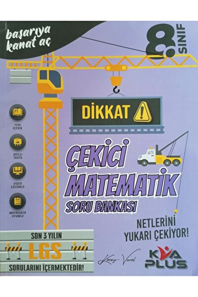 Kva Yayınları Koray Varol KVA Plus 8.Sınıf LGS Dikkat Çekici Matematik Soru Bankası