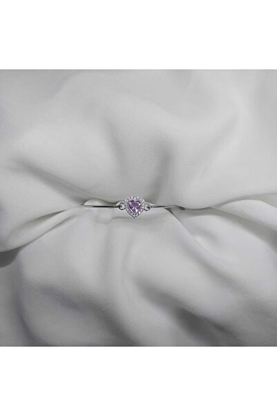 Suean Accessories Kalp Taşlı Kelepçe Bileklik