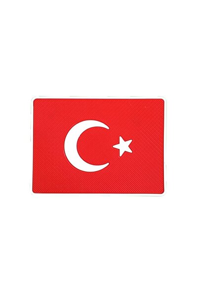 Oto Aksesuarcım العلم التركي صندوق القفازات أعلى حامل الهاتف وسادة مضادة للان...