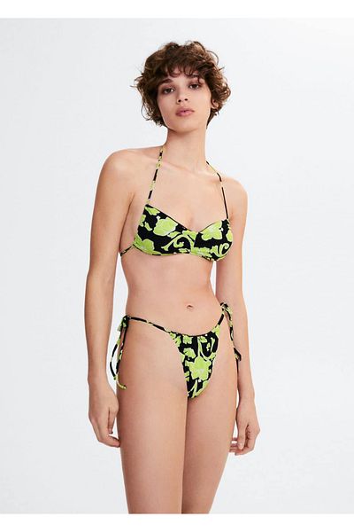 MANGO Woman Bikinihose „Brasilianisches Modell“ mit Schleife