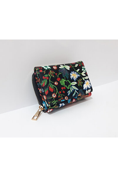 renkli çiçekler Жіночий гаманець Міні-гаманець з візерунком