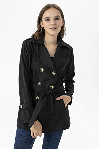 soi fashion Тренч с копчета и колан