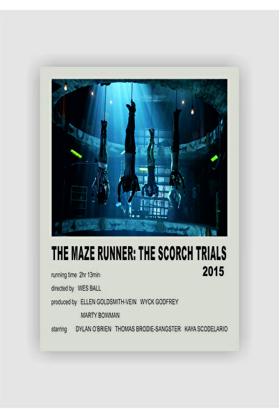 fırsatlar diyarı The Maze Runner: The Scorch Trials Film Duvar Posteri - Kalı...
