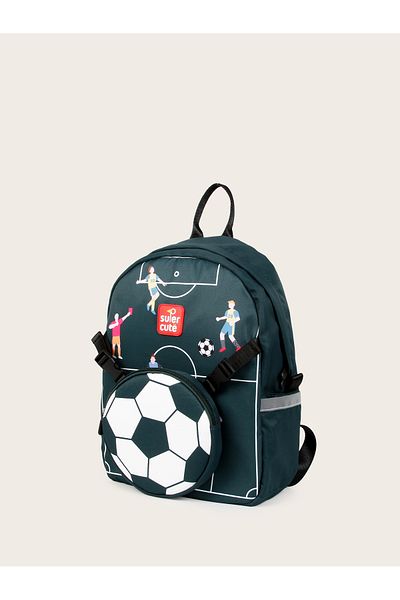 Supercute Two in One Backpack - Football