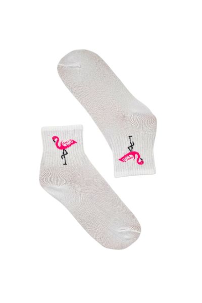 Bonapart Κάλτσες Unisex Happy Flamingo Colorful College