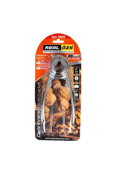 Real Özs Stainless Metal Walnut Almond Cracker Walnut Crusher8695442988959