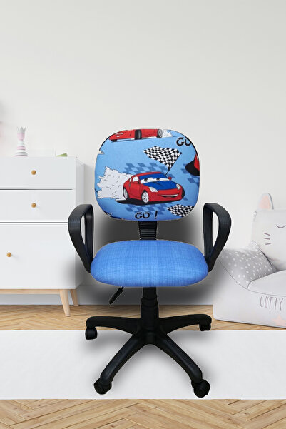 Depolife Çocuk Oyun Faaliyet Ofis Sandalyesi Koltuğu Arabalı