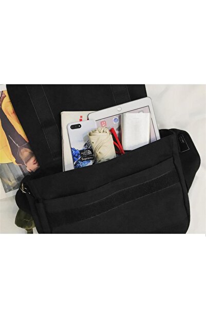 Touz Stray Kids K-Pop Серія Унісекс Чорна Поштова Сумка - З Надруком Постера Signature