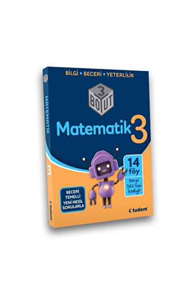 Tudem Eğitim Yayınevi 3. Sınıf Matematik 3 Boyut