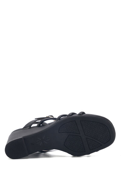 Nine West APRIL 3FX Siyah Kadın Comfort Sandalet