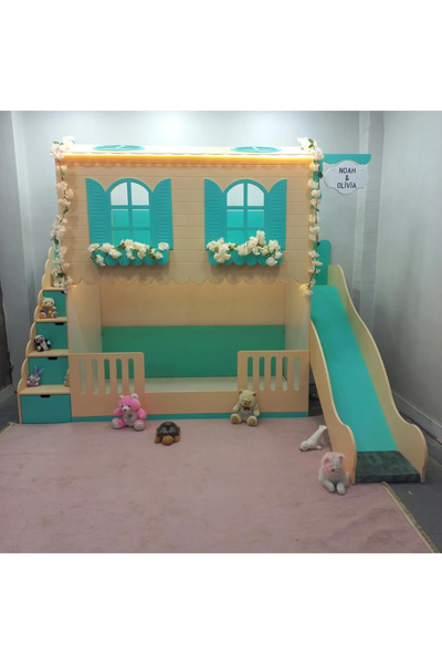 bebetu mobilya Alaçatı Kaydıraklı Ranza