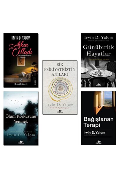 Remzi Kitabevi Irvin D. Yalom 5 Kitap / Aşkın Celladı + Günübirlik Hayatlar +...