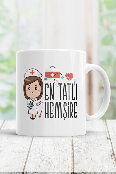 WixelArt En Tatlı Hemşire Kupa Bardak