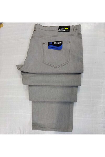 Denim Παντελόνι Super Battal Πολυβισκόν Μεγάλο Μέγεθος