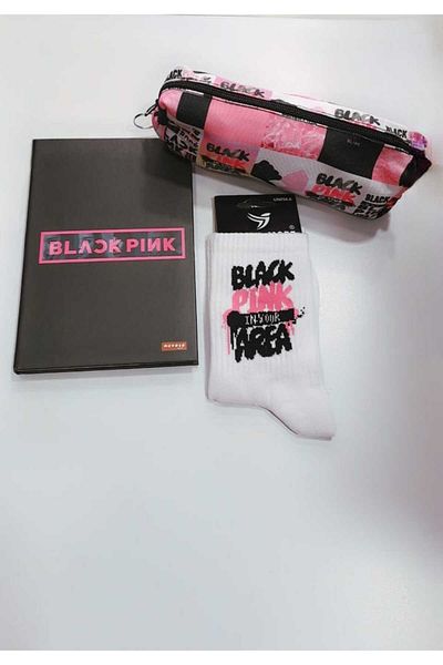 GC GÖKHAN CLUB Blackpink Notebook Pen Holder Socks