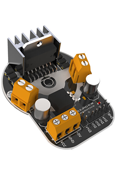 Arduino L298n Voltaj Regulatörlü Çift Motor Sürücü Kartı