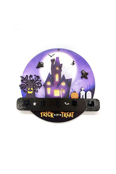 CajuArt Halloween Halloween Themed Wall Decor Hanger Keychain