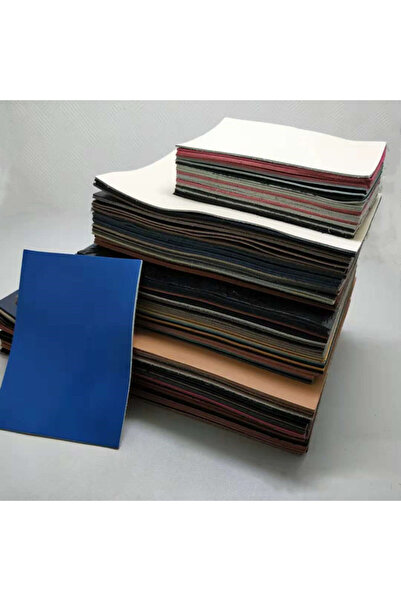 OSM DANA DERİSİ PARÇALARI RENKLİ DERİ 20X20-30X30 CM