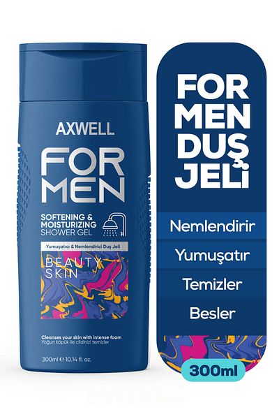 AXWELL For Men Softening and Moisturizing Shower Care Gel
