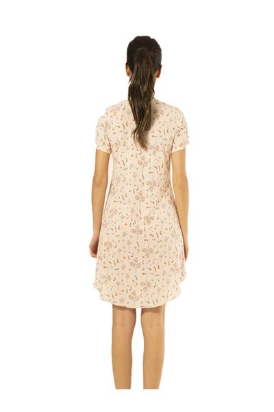 LİNOTTİ BUTTONED FLORAL COTTON DRESS NIGHTLIFE