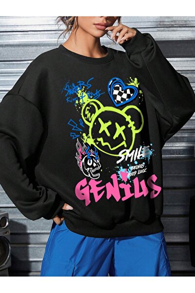 Adrift Σειρά Coolane Coke - Φούτερ με καρτούν και γραφικά σχέδια με μοτίβο με...