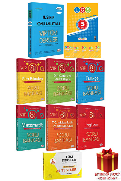 Editör Yayınevi Editör 8. Sınıf LGS Tüm Dersler Konu + 5 Deneme + Branş Soru ...