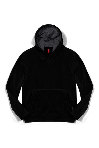 Cottonland Φούτερ Unisex FARGO Fleece Hooded ΜΑΥΡΟ