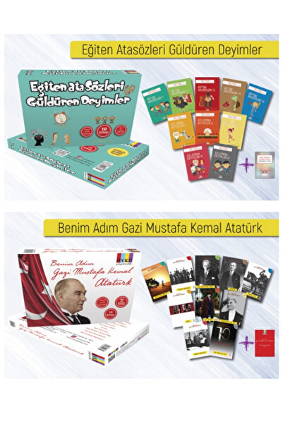 Öykü Yayıncılık Eğiten Atasözleri Güldüren Deyimler & Benim Adım Gazi Mustafa...