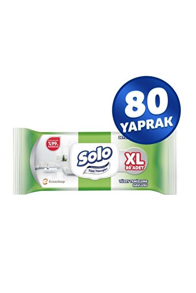 Solo Xl Yüzey Temizleme Havlusu 80 Yaprak Tüm Yüzeyler İçin